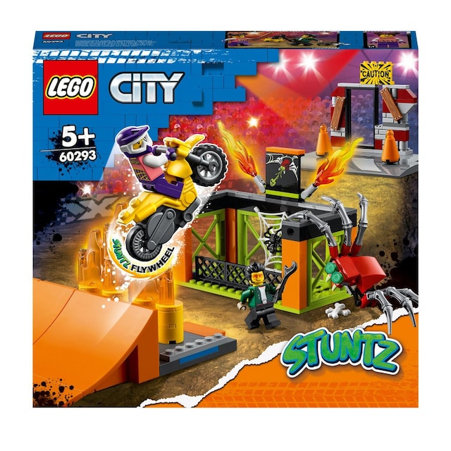 Imagen 0 de Set de Construcción Parque Acrobático con Moto de Juguete LEGO City Stuntz