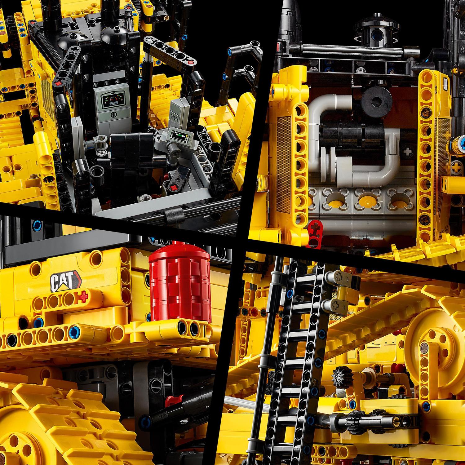 Buldócer Cat D11 Controlado por App, Vehículo Vintage Teledirigido, Set de Construcción, LEGO Technic 5