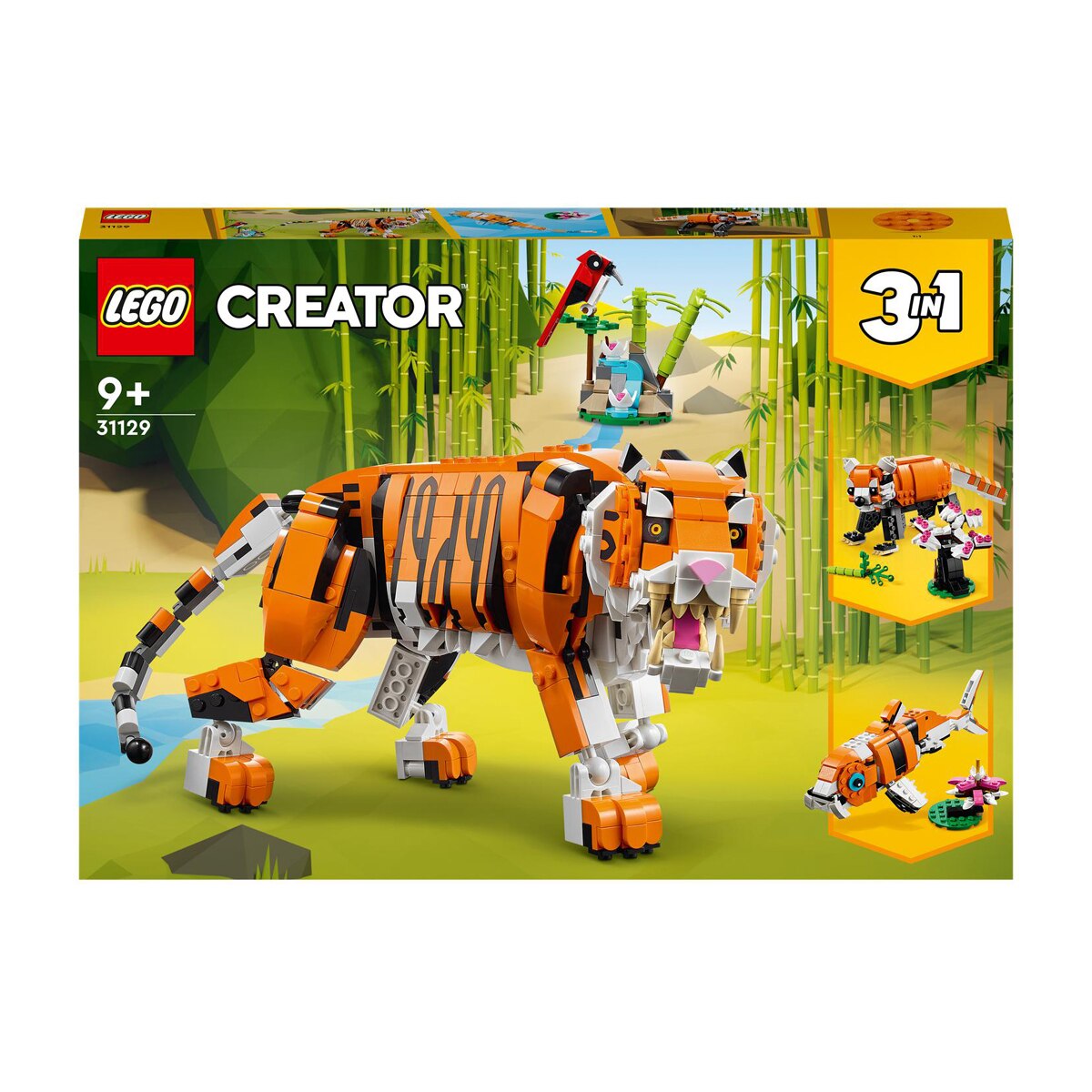 Juguete de Construcción Tigre Majestuoso LEGO Creator 3 en 1 - 31129 1