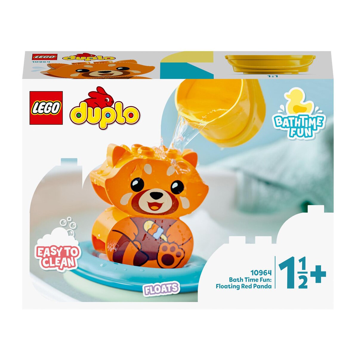 Juguetes para la Bañera Diversión en el Baño: Panda Rojo Flotante LEGO DUPLO - 10964 1