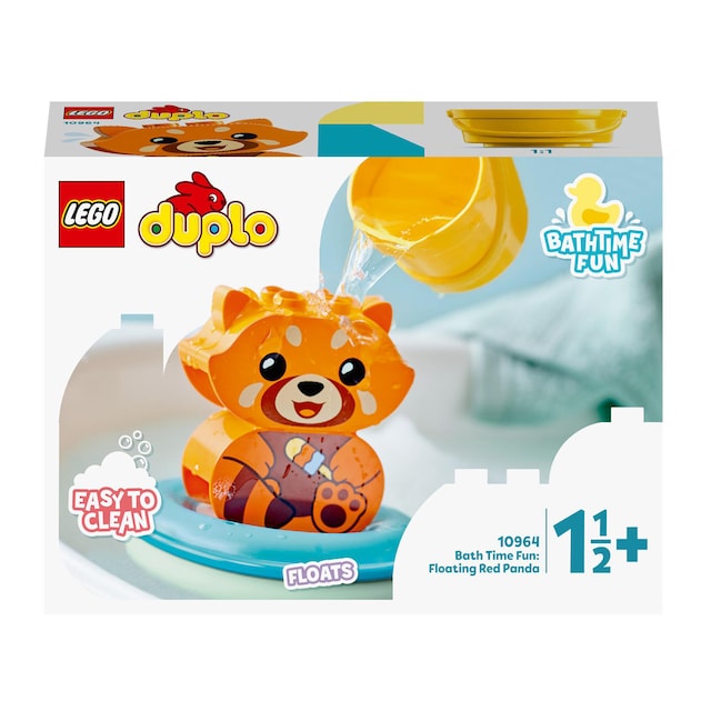 Imagen 0 de Juguetes para la Bañera Diversión en el Baño: Panda Rojo Flotante LEGO DUPLO