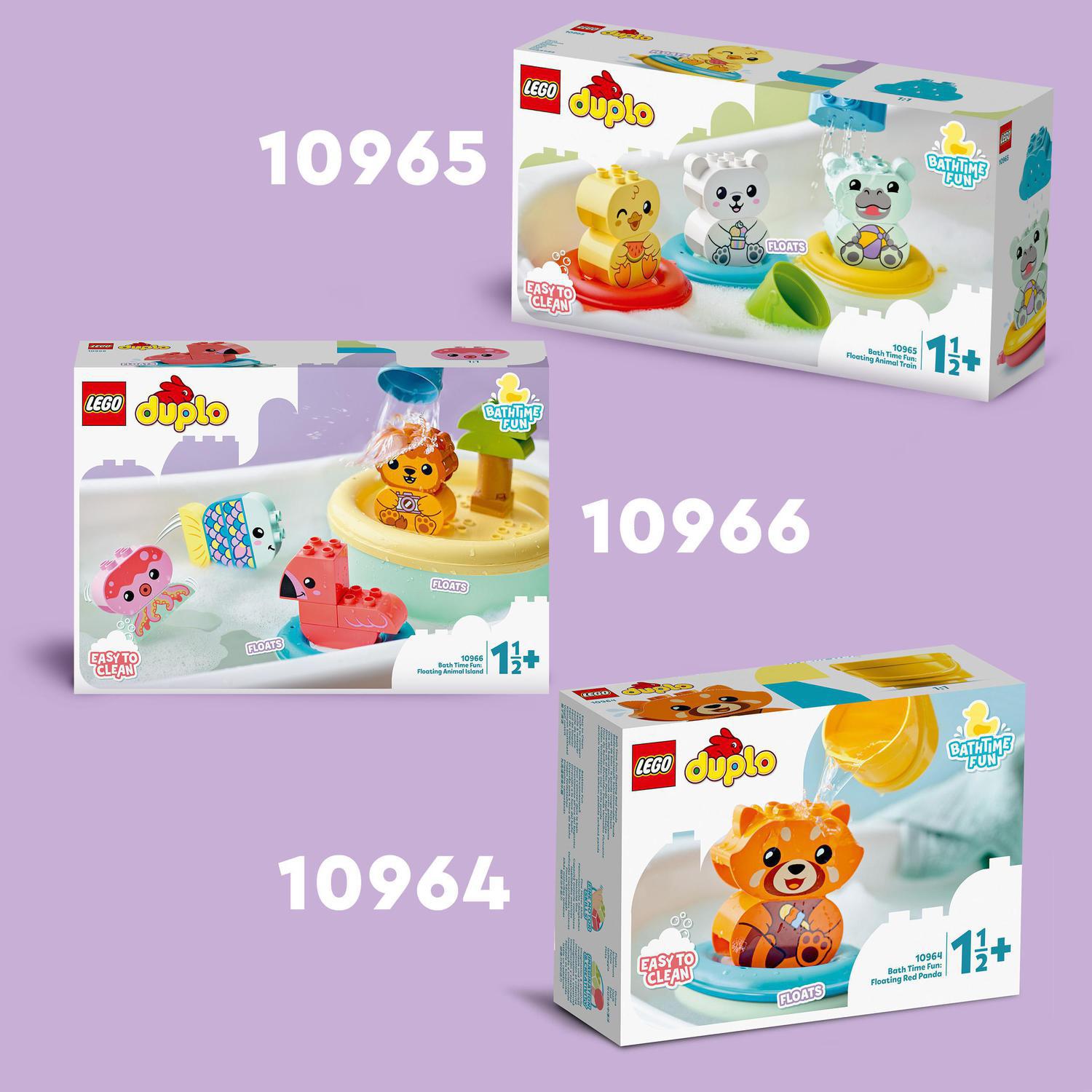 Juguetes para la Bañera Diversión en el Baño: Panda Rojo Flotante LEGO DUPLO - 10964 6