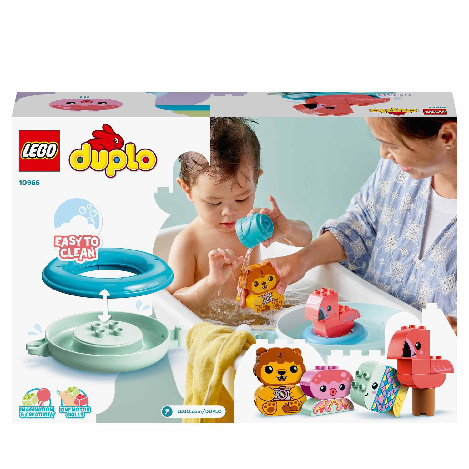 Juguetes para la Bañera Diversión en el Baño: Isla de los Animales Flotante con León LEGO DUPLO - 10966 9