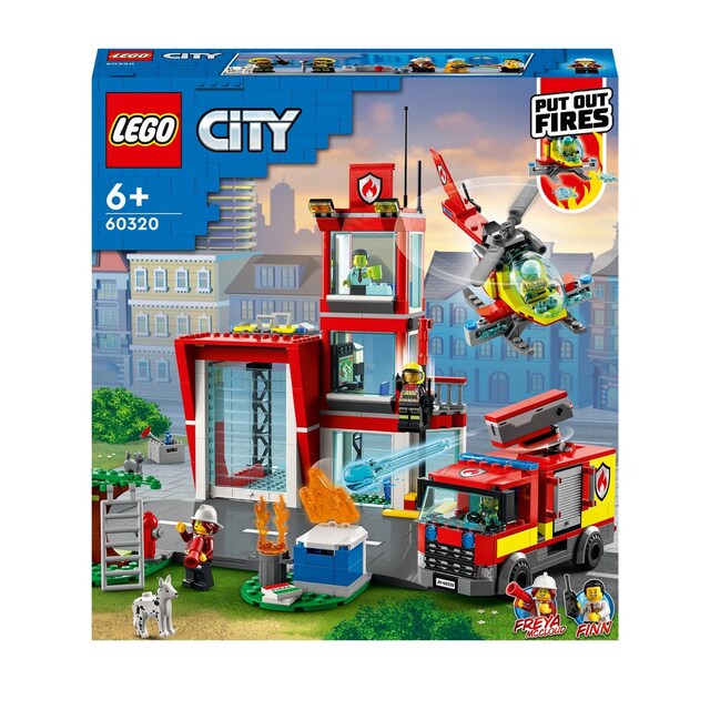 Set de Construcción Parque de Bomberos con Mini Figuras LEGO City Fire