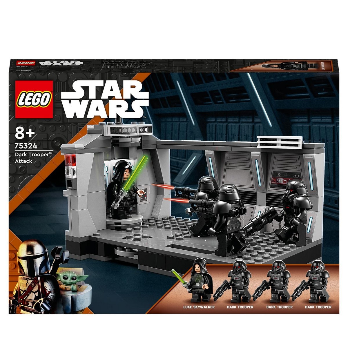 Juego para Construir The Mandalorian: Ataque de los Soldados Oscuros LEGO Star Wars - 75324 1