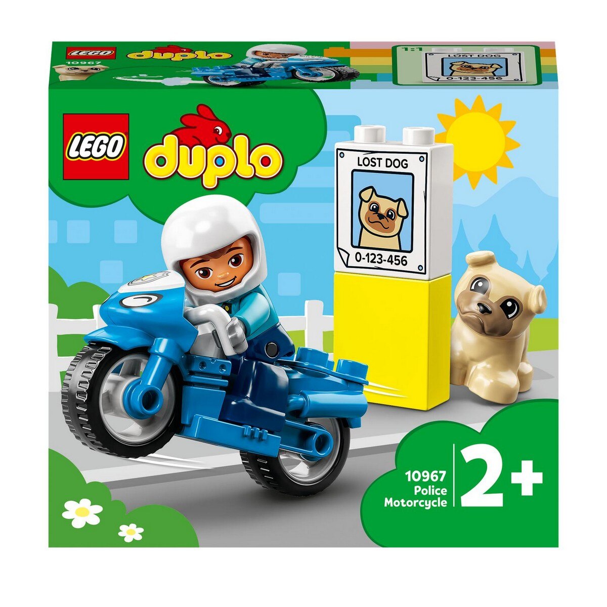 Mota da Polícia Lego Duplo 1