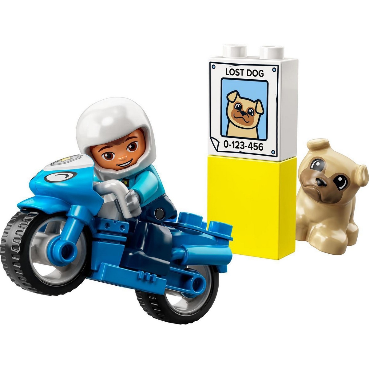 Mota da Polícia Lego Duplo 7