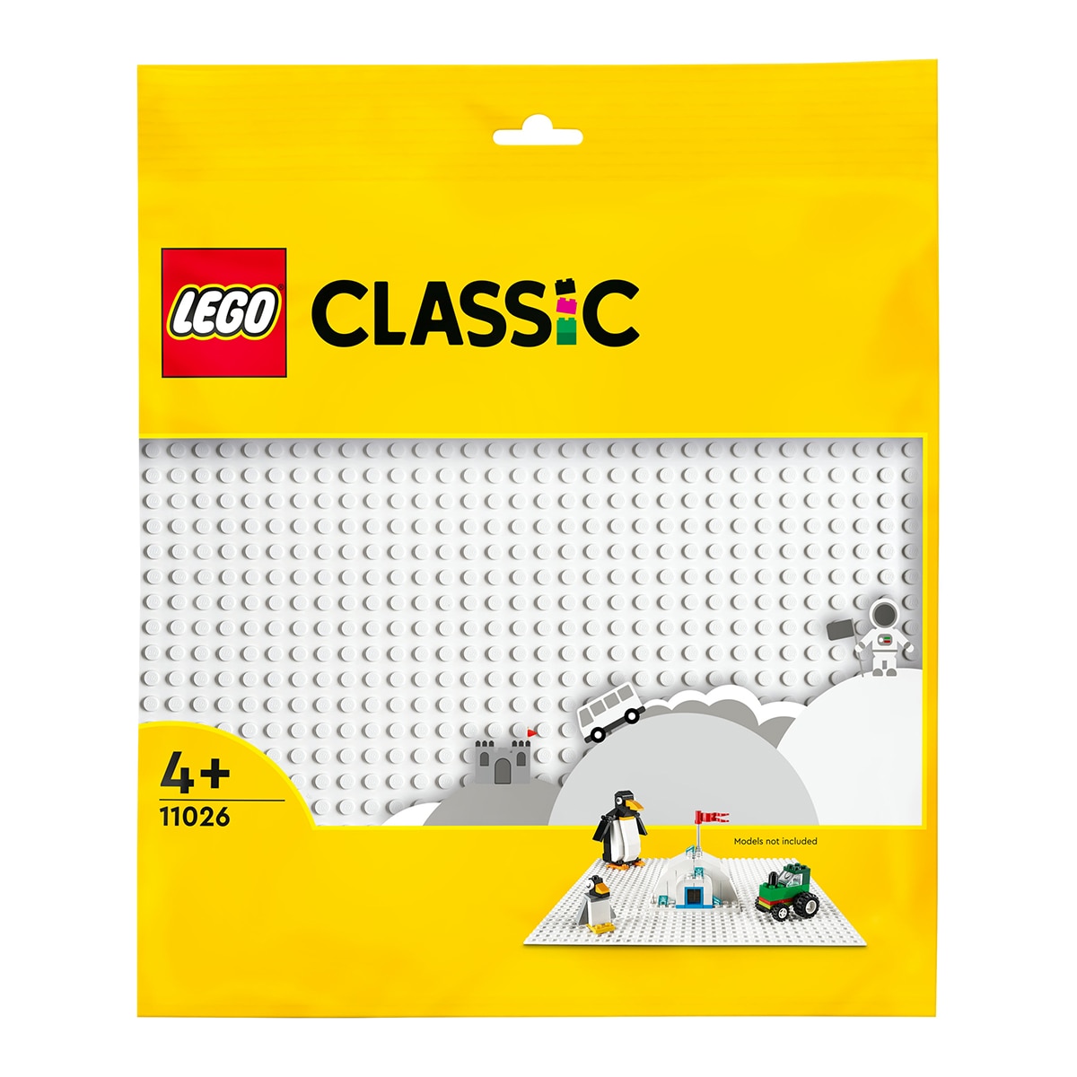 Imagem 0 de Placa de Construção Branca Lego Classic   