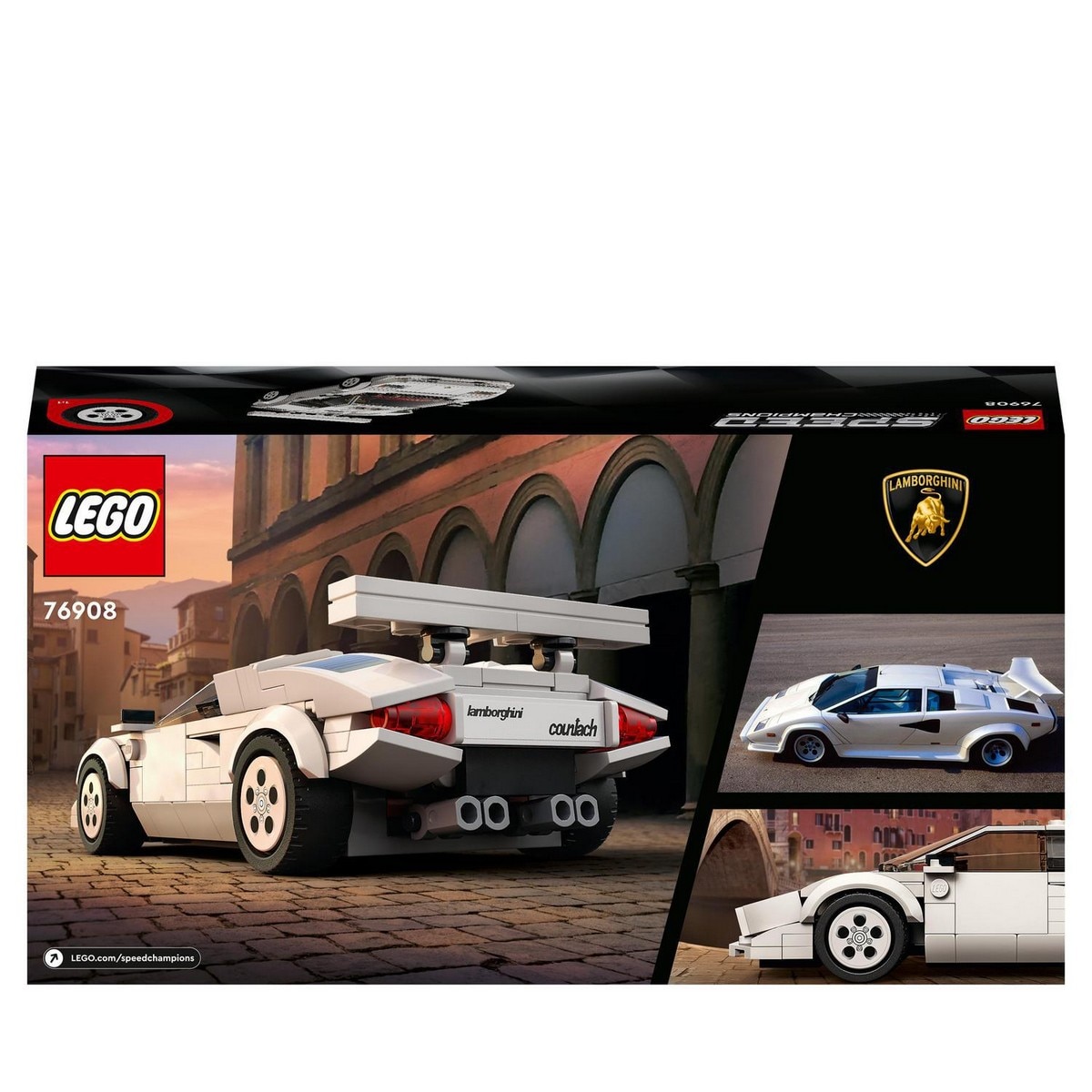 Juguete de construcción Coche Deportivo Lamborghini Countach LEGO Speed Champions 8