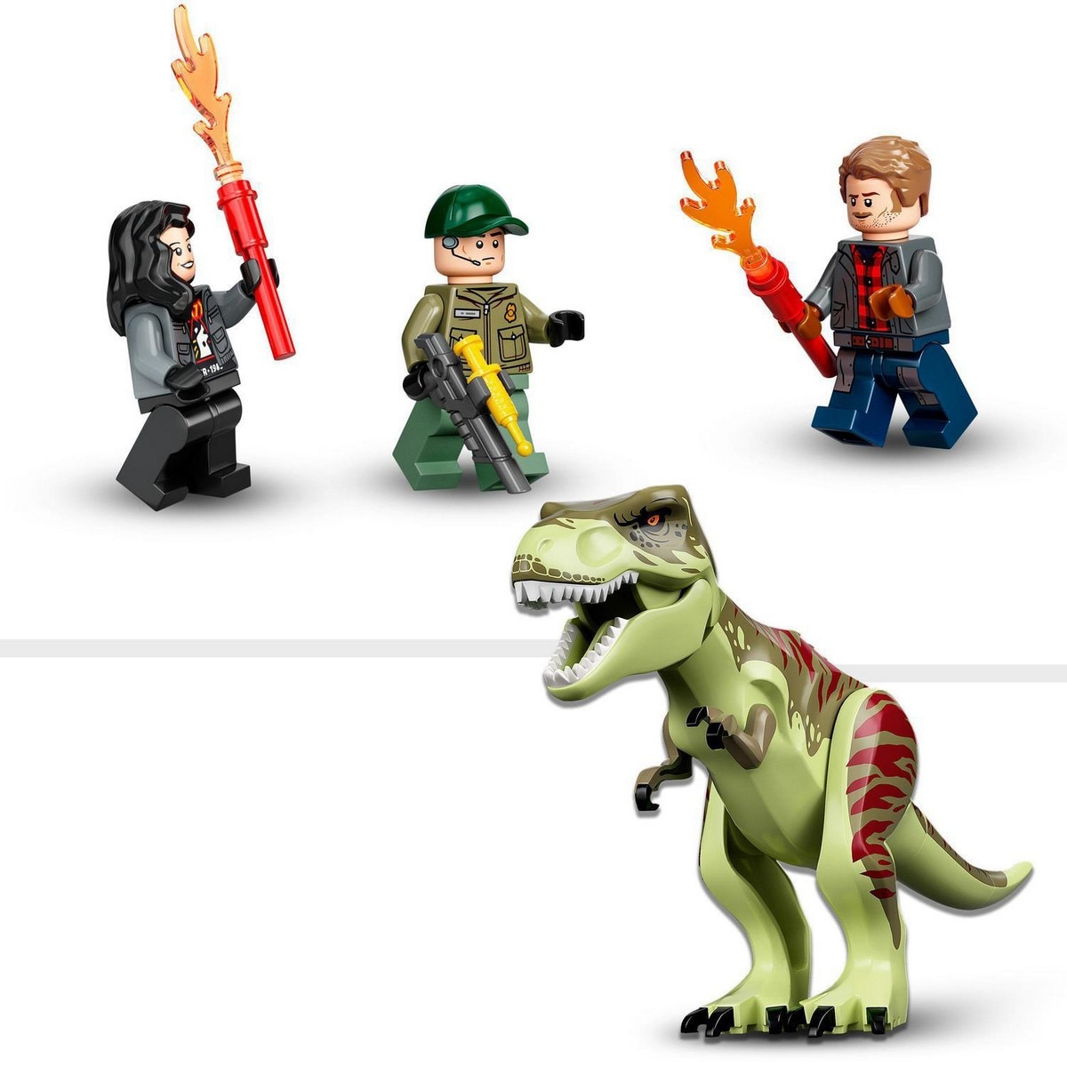 Juguete de Construcción Fuga del Dinosaurio T. Rex con Helicóptero LEGO Jurassic World - 76944 7