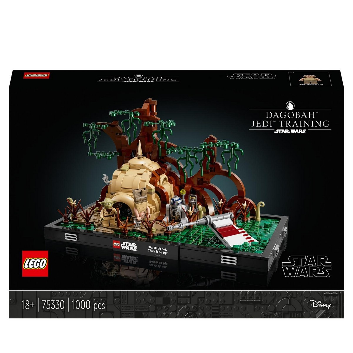 Maqueta para Construir Diorama: Entrenamiento Jedi en Dagobah con Yoda y Luke Skywalker LEGO Star Wars - 75330 1