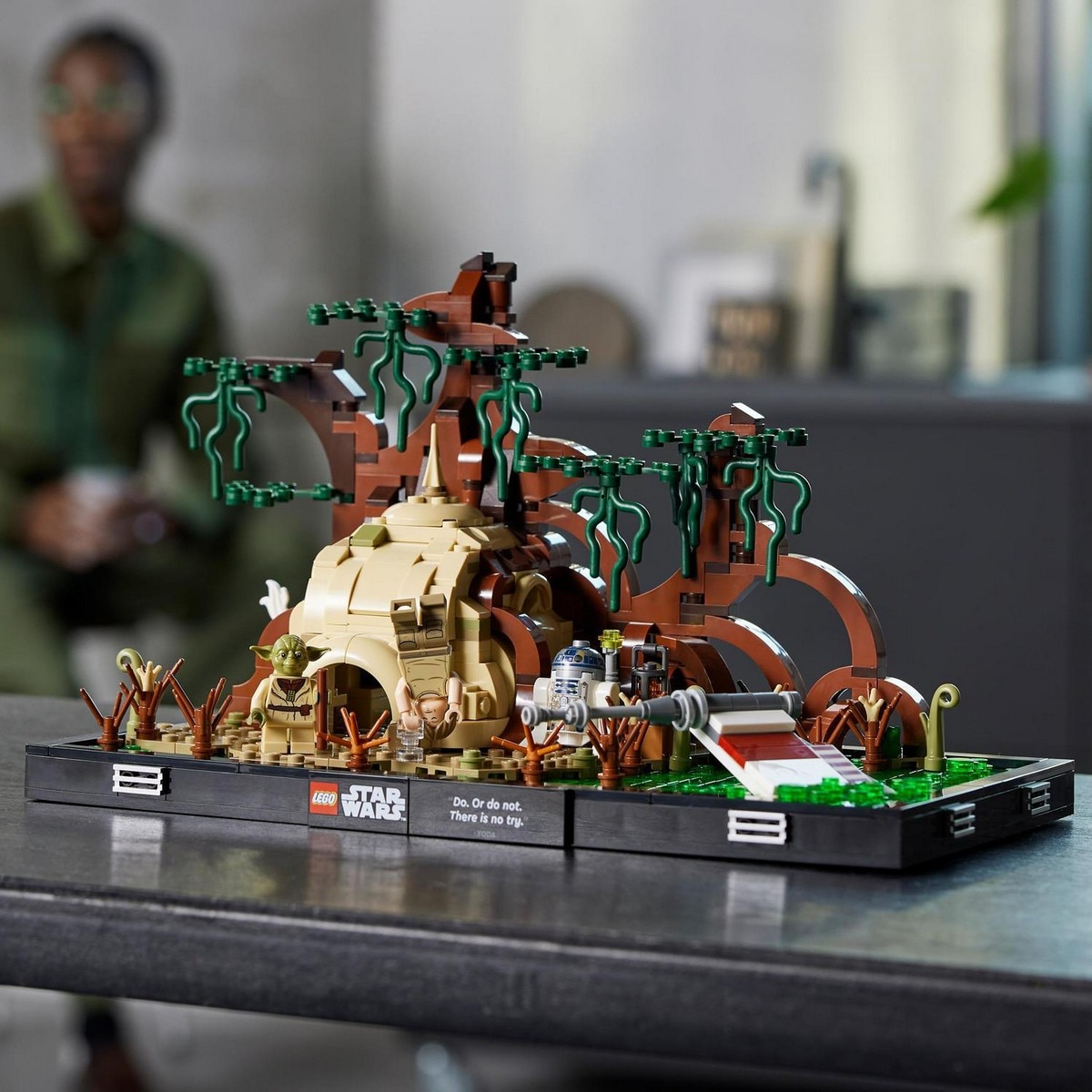 Maqueta para Construir Diorama: Entrenamiento Jedi en Dagobah con Yoda y Luke Skywalker LEGO Star Wars - 75330 3