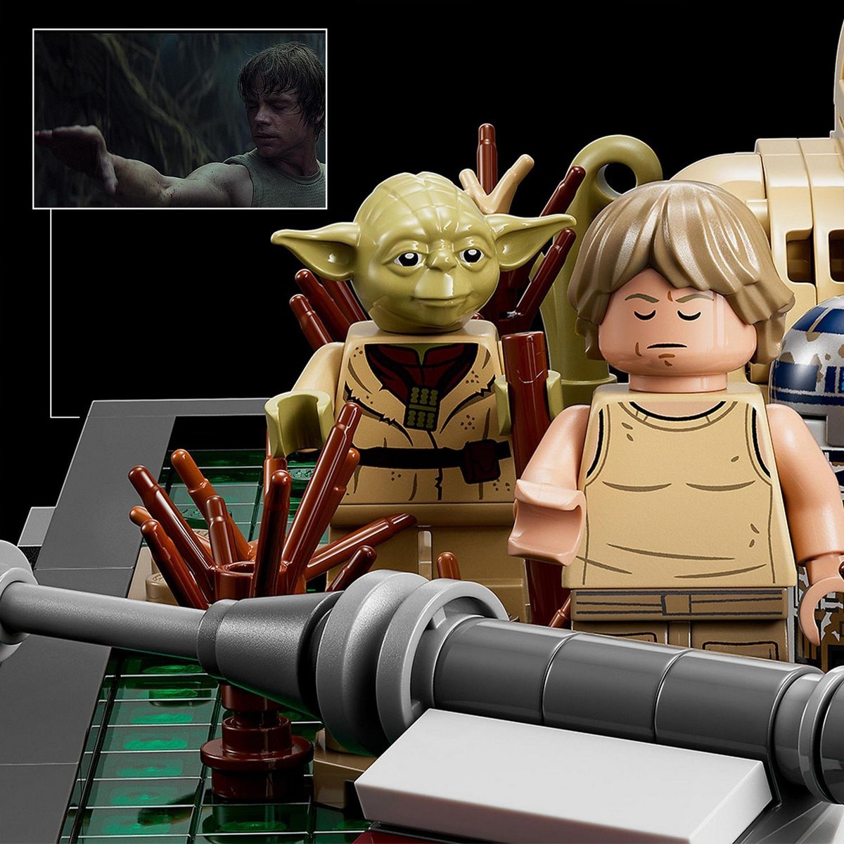 Maqueta para Construir Diorama: Entrenamiento Jedi en Dagobah con Yoda y Luke Skywalker LEGO Star Wars - 75330 5
