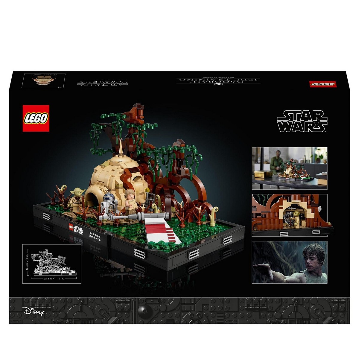 Maqueta para Construir Diorama: Entrenamiento Jedi en Dagobah con Yoda y Luke Skywalker LEGO Star Wars - 75330 9