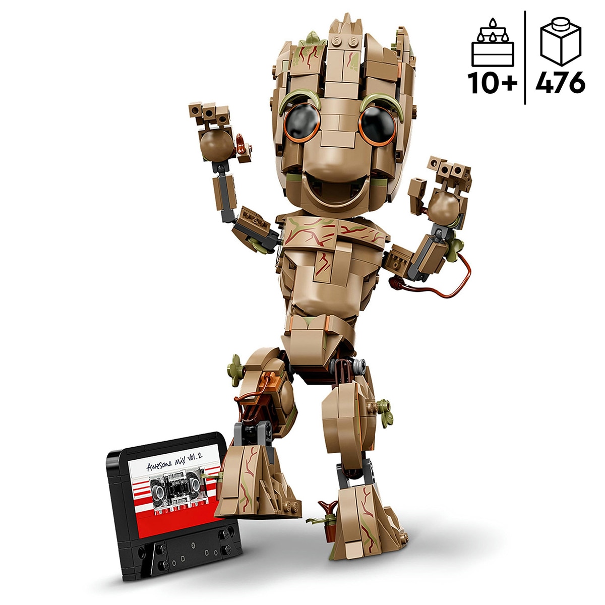 Figura de Juguete para Construir Yo Soy Groot Guardianes de la Galaxia LEGO Marvel - 76217 4