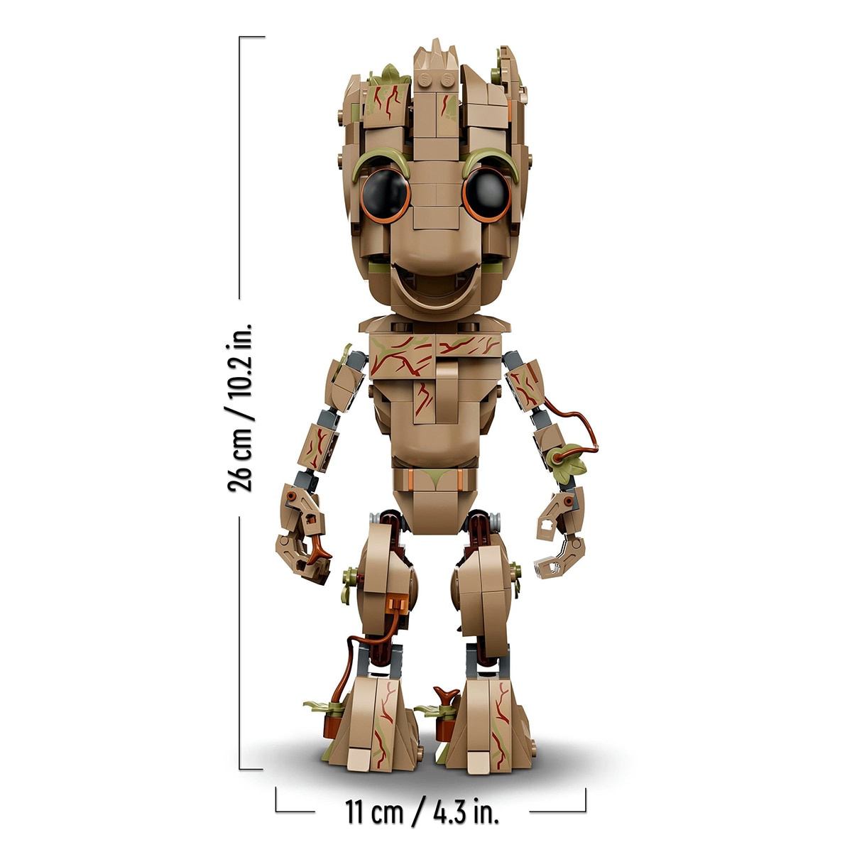 Figura de Juguete para Construir Yo Soy Groot Guardianes de la Galaxia LEGO Marvel - 76217 5
