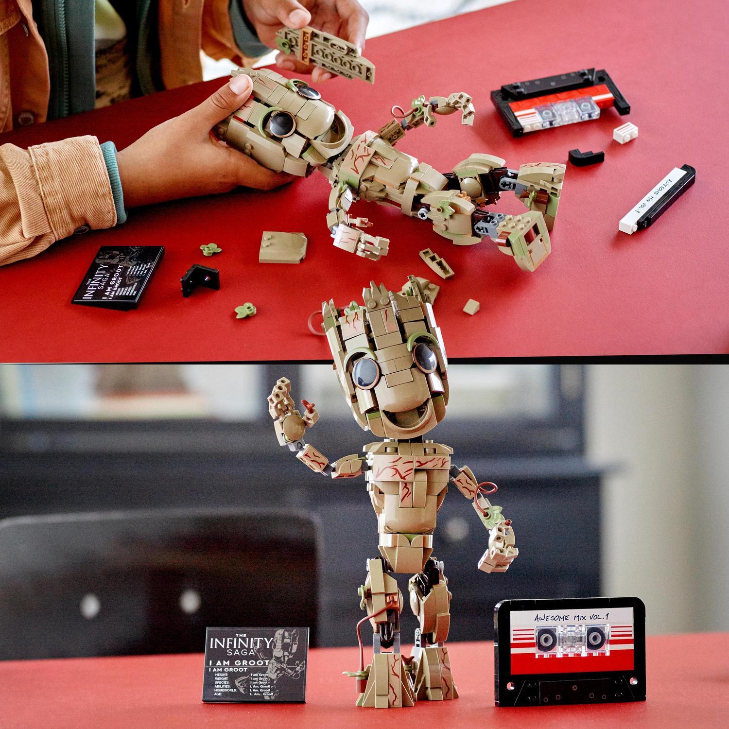 Figura de Juguete para Construir Yo Soy Groot Guardianes de la Galaxia LEGO Marvel - 76217 7