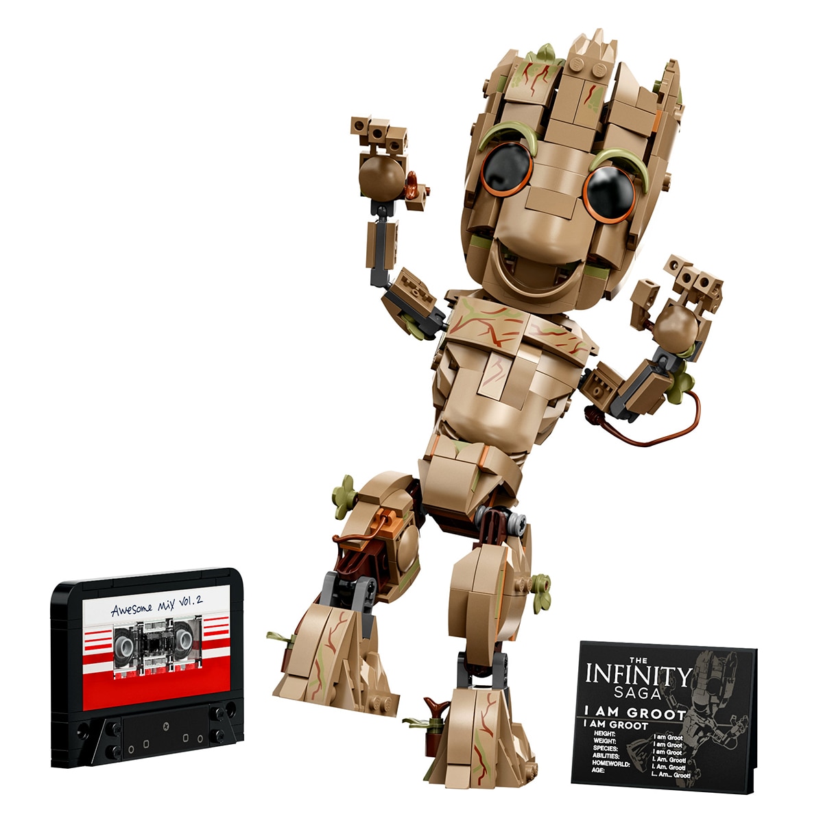 Figura de Juguete para Construir Yo Soy Groot Guardianes de la Galaxia LEGO Marvel - 76217 8