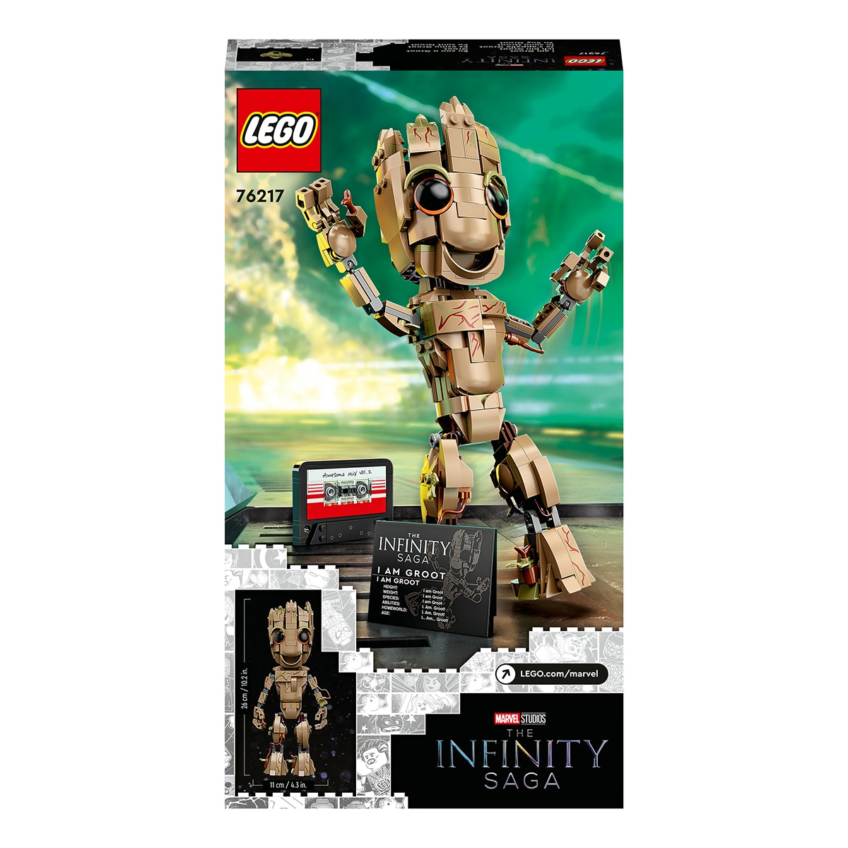 Figura de Juguete para Construir Yo Soy Groot Guardianes de la Galaxia LEGO Marvel - 76217 9