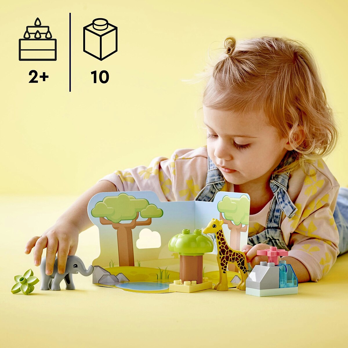 Juguete de Construcción Educativo Fauna Salvaje de África Jirafa y Elefante Animales LEGO DUPLO - 10971 4