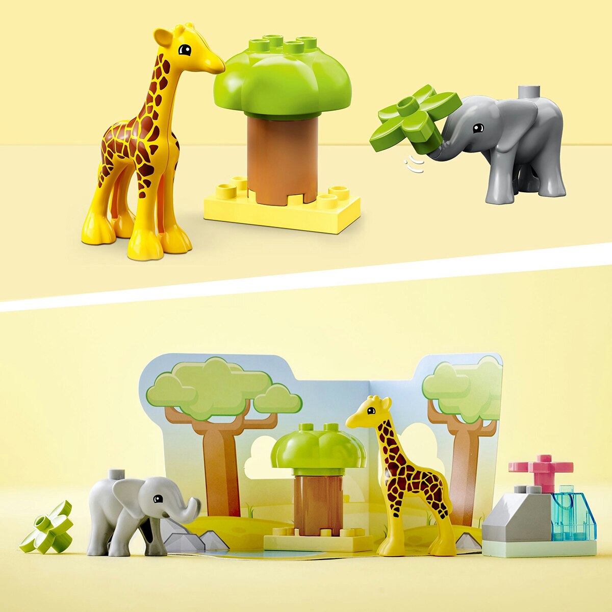 Juguete de Construcción Educativo Fauna Salvaje de África Jirafa y Elefante Animales LEGO DUPLO - 10971 6