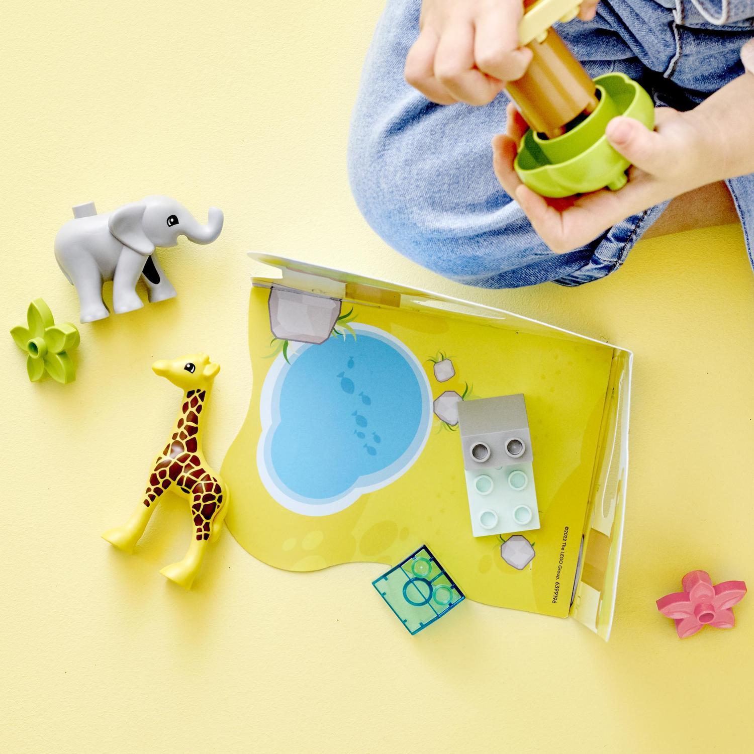 Juguete de Construcción Educativo Fauna Salvaje de África Jirafa y Elefante Animales LEGO DUPLO - 10971 7
