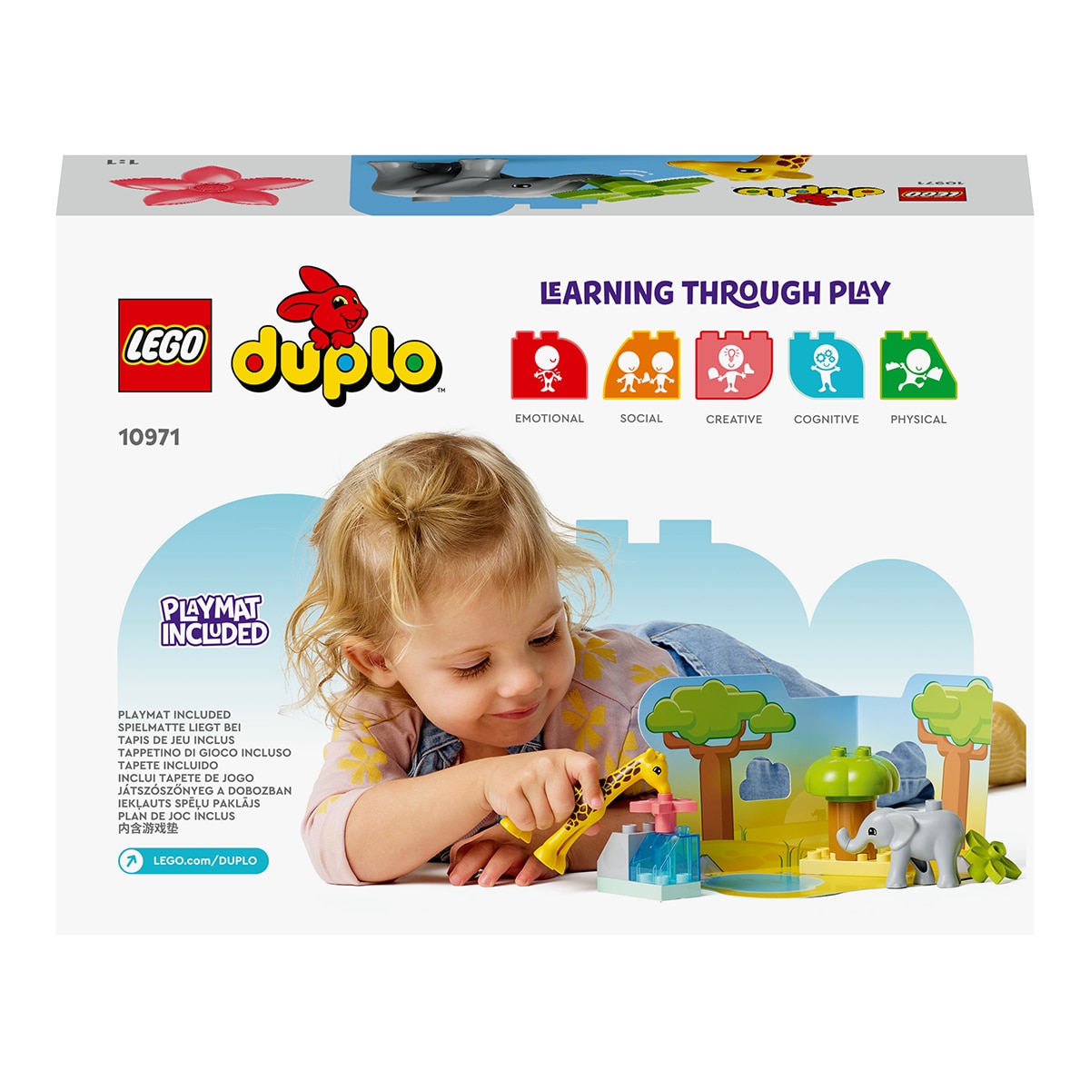 Juguete de Construcción Educativo Fauna Salvaje de África Jirafa y Elefante Animales LEGO DUPLO - 10971 9