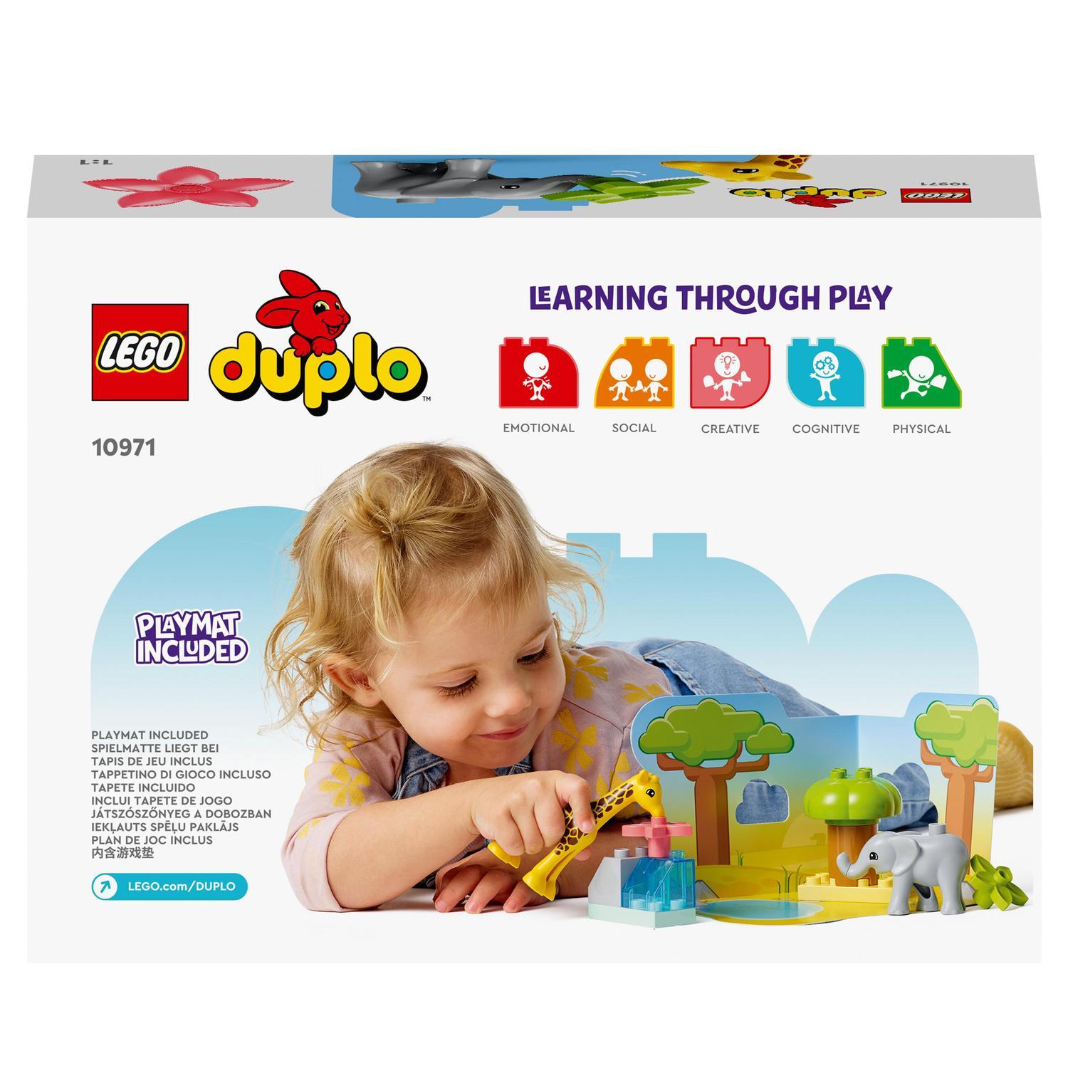 Juguete de Construcción Educativo Fauna Salvaje de África Jirafa y Elefante Animales LEGO DUPLO - 10971 10