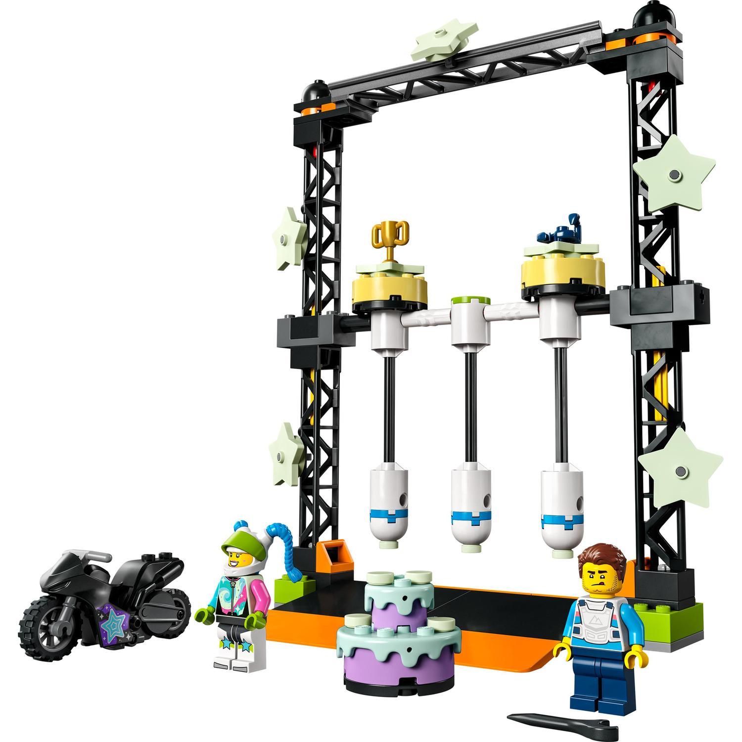 Juguete de Construcción Desafío Acrobático: Derribo con Moto LEGO City Stuntz - 60341 6