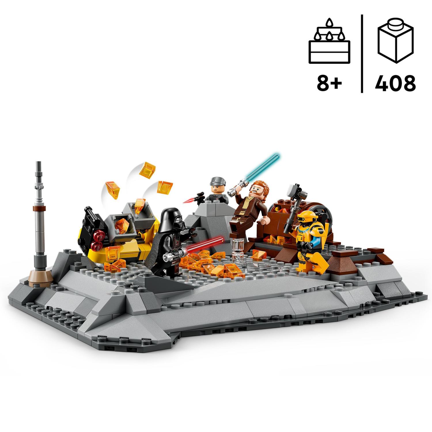 Juguete de Construcción Obi-Wan Kenobi vs. Darth Vader con Espadas Láser LEGO Star Wars - 75334 3