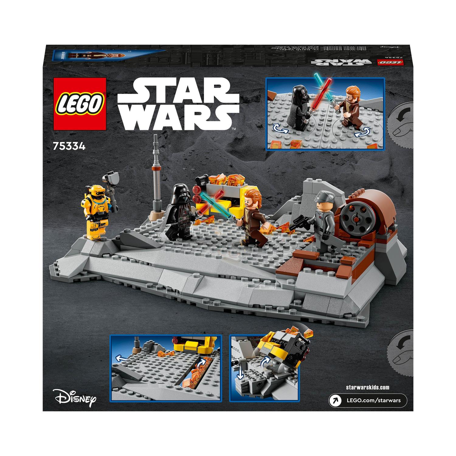 Juguete de Construcción Obi-Wan Kenobi vs. Darth Vader con Espadas Láser LEGO Star Wars - 75334 8