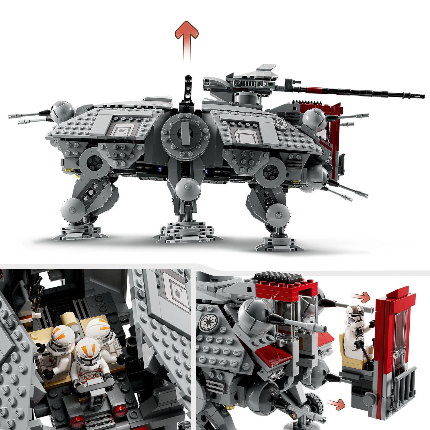 Juguete de Construcción Caminante AT-TE con Comandante Cody LEGO Star Wars - 75337 4