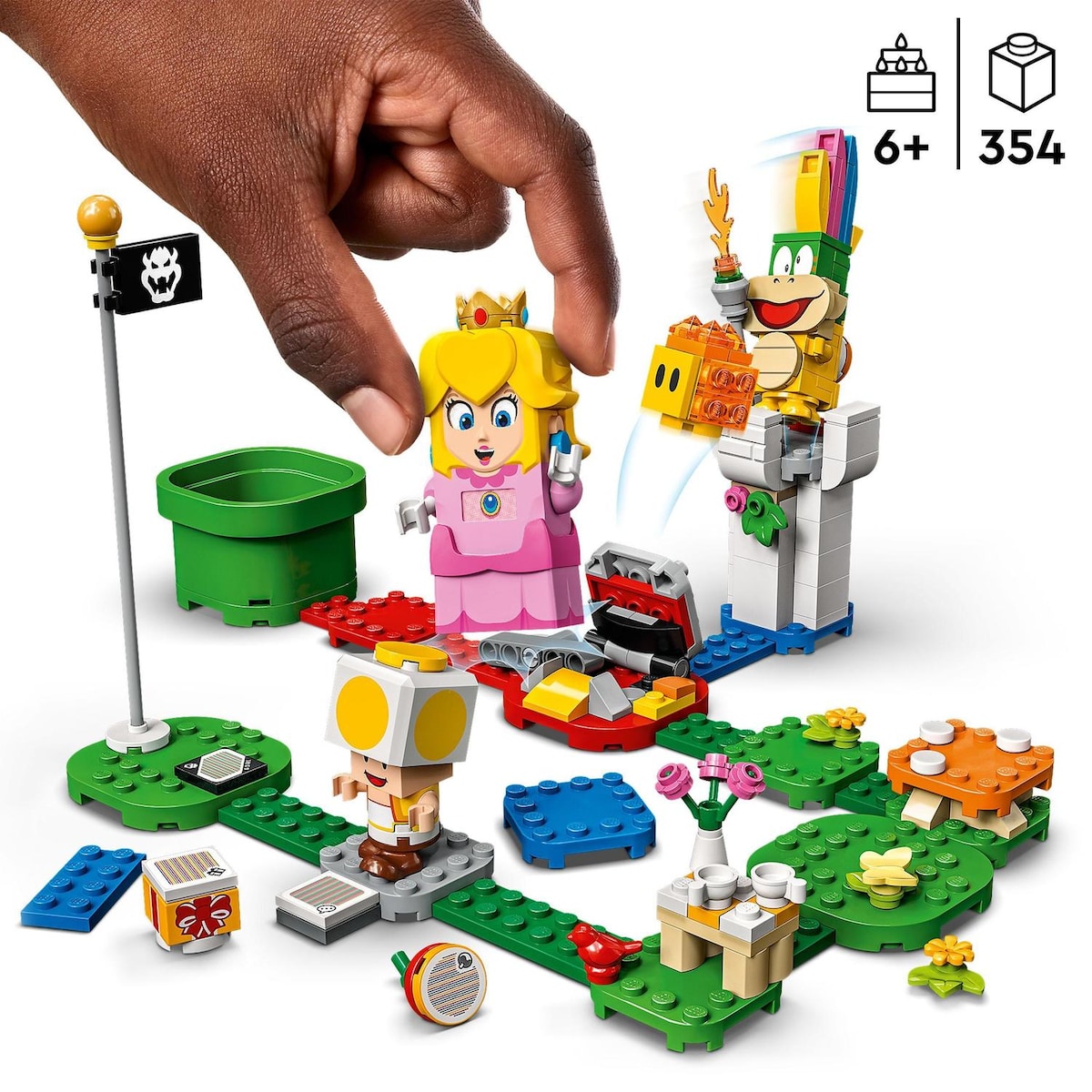 Juguete de Construcción Pack Inicial: Aventuras con Peach Princesa y Toad LEGO Super Mario - 71403 3