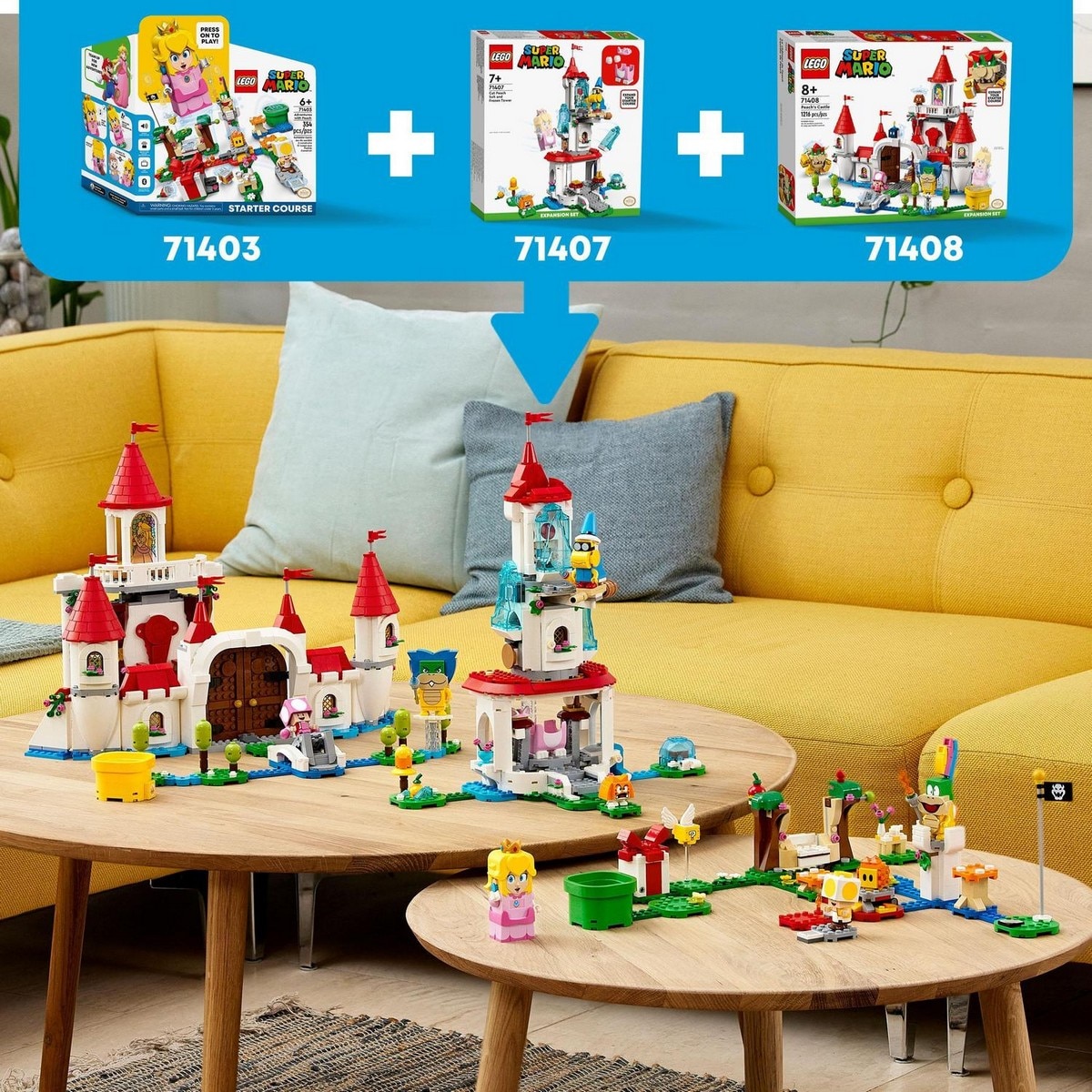 Juguete de Construcción Pack Inicial: Aventuras con Peach Princesa y Toad LEGO Super Mario - 71403 7