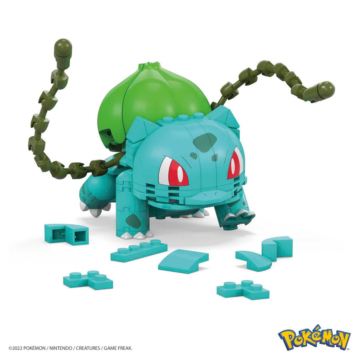 Mega Construx Pokémon Bulbasaur Figura de 175 bloques de construcción 5