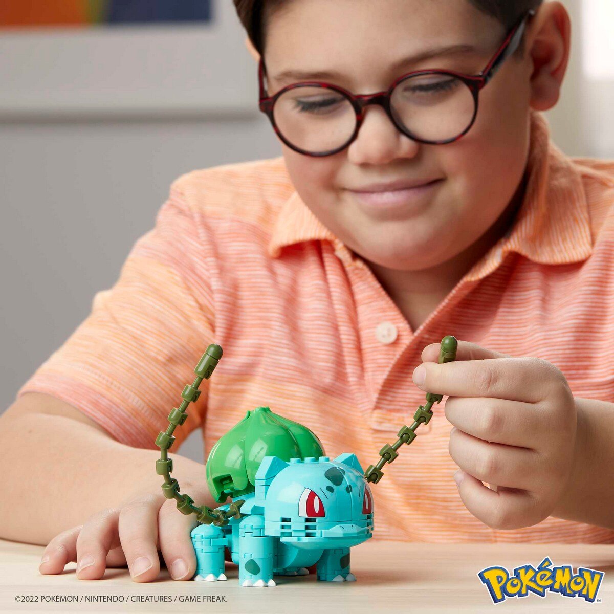 Mega Construx Pokémon Bulbasaur Figura de 175 bloques de construcción 7