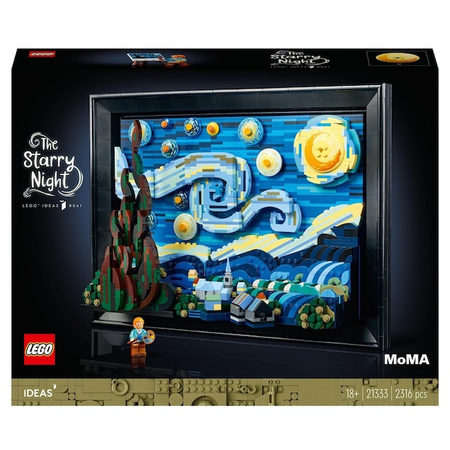 Set de Construcción Vincent van Gogh: La Noche Estrellada Edición Limitada MoMA y LEGO Ideas