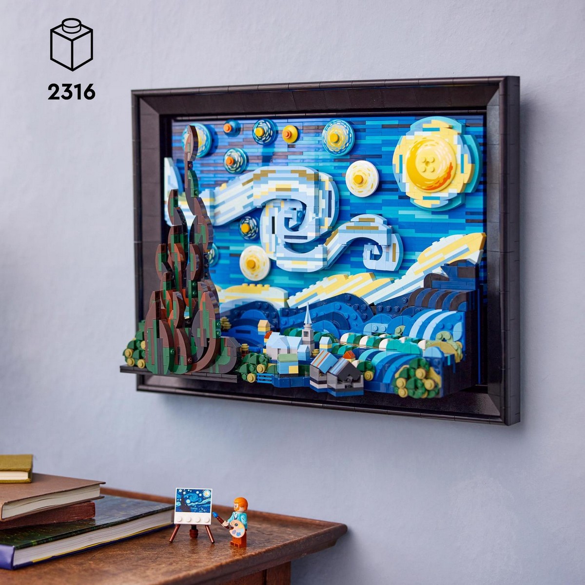 Set de Construcción Vincent van Gogh: La Noche Estrellada Edición Limitada MoMA y LEGO Ideas - 21333 3