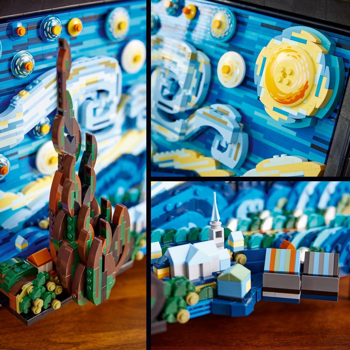 Set de Construcción Vincent van Gogh: La Noche Estrellada Edición Limitada MoMA y LEGO Ideas - 21333 5