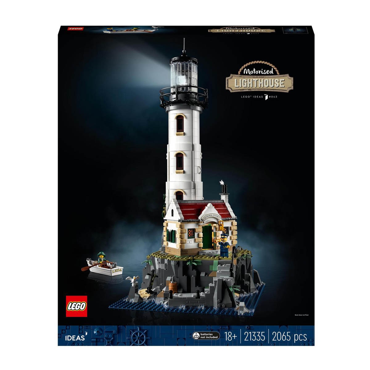 Juguete de Construcción Gran Faro Motorizado con Luces LEGO Ideas - 21335 1