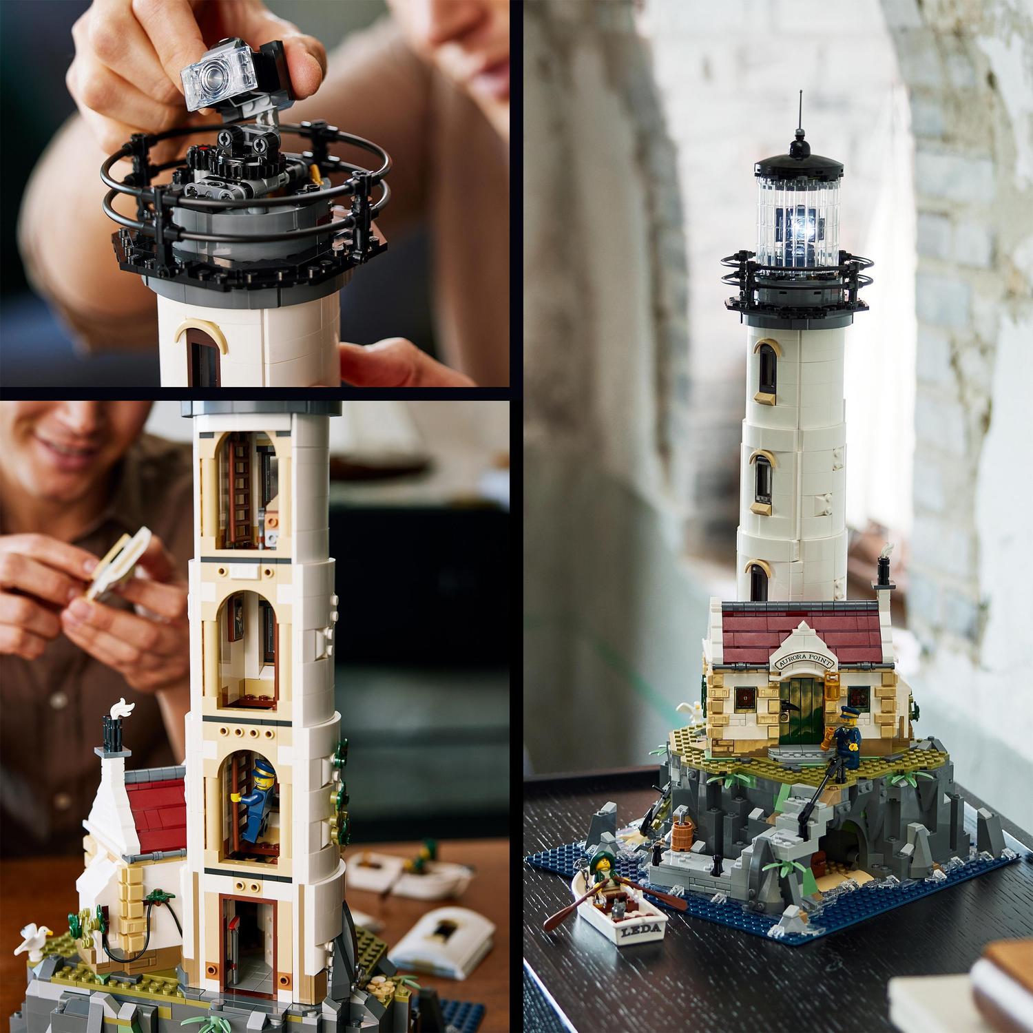 Juguete de Construcción Gran Faro Motorizado con Luces LEGO Ideas - 21335 4