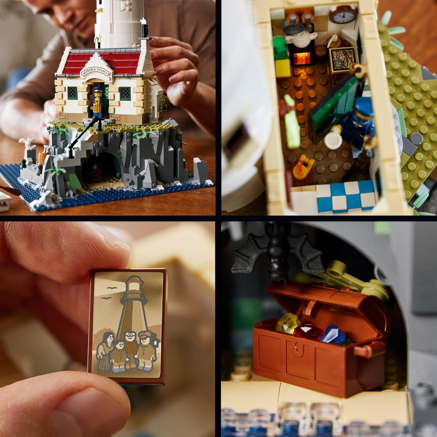 Juguete de Construcción Gran Faro Motorizado con Luces LEGO Ideas - 21335 5