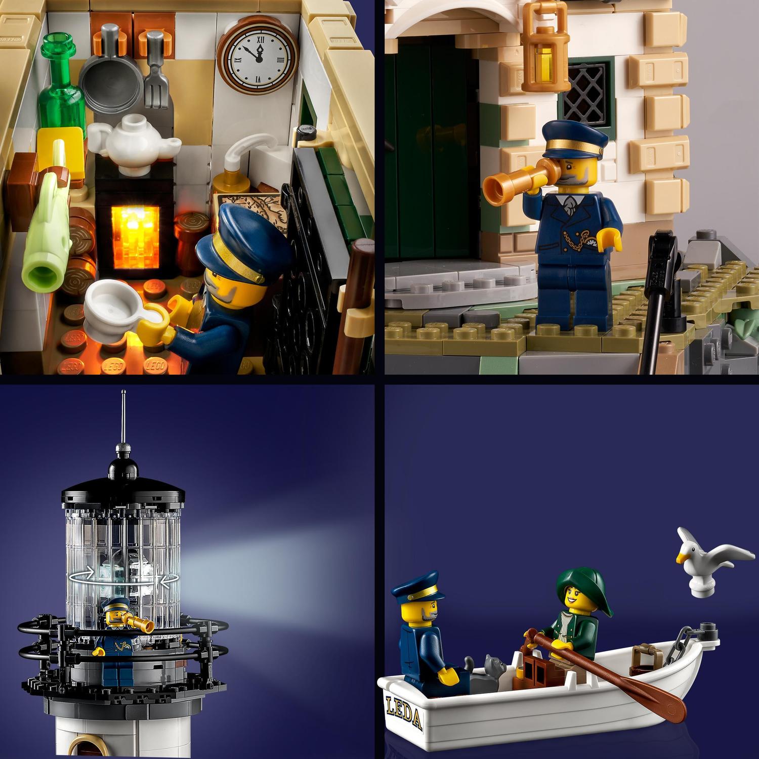 Juguete de Construcción Gran Faro Motorizado con Luces LEGO Ideas - 21335 6