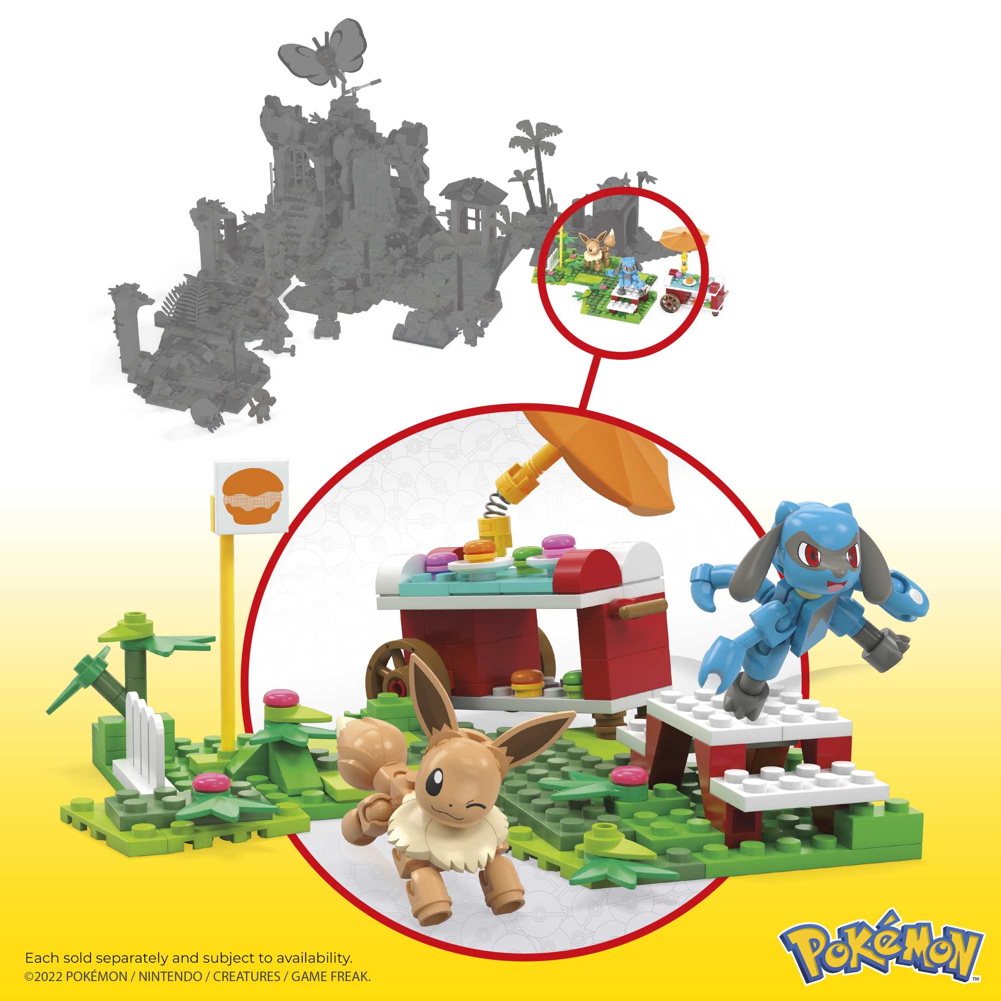 Picnic de Constructor de aventuras de Pokémon de MEGA Construx 8