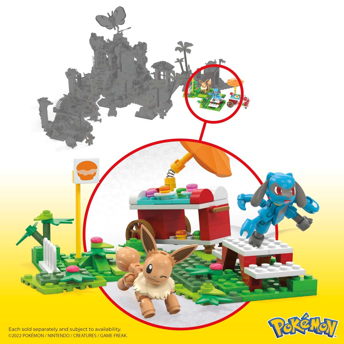 Picnic de Constructor de aventuras de Pokémon de MEGA Construx 7