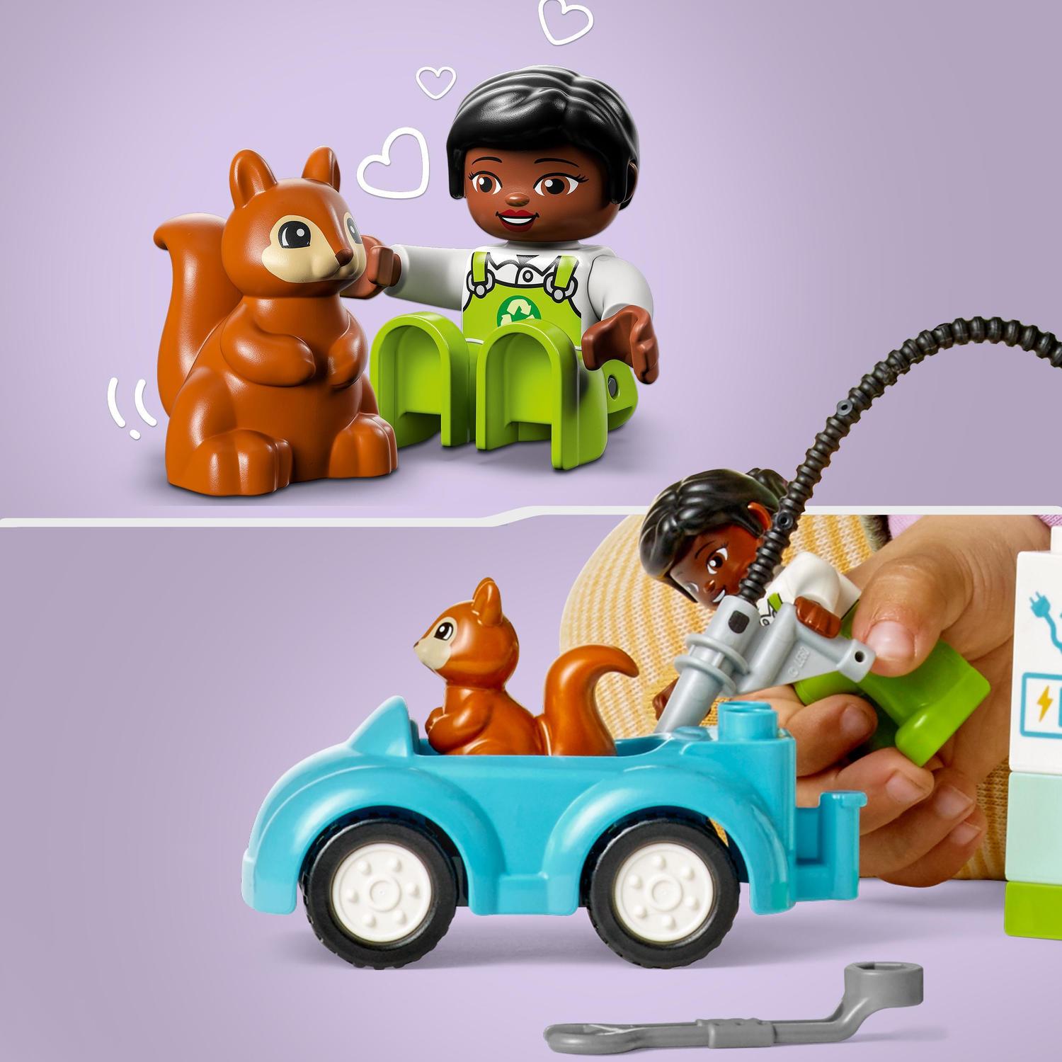 Juguete de Aprendizaje Aerogenerador y Coche Eléctrico para Construir LEGO DUPLO - 10985 5