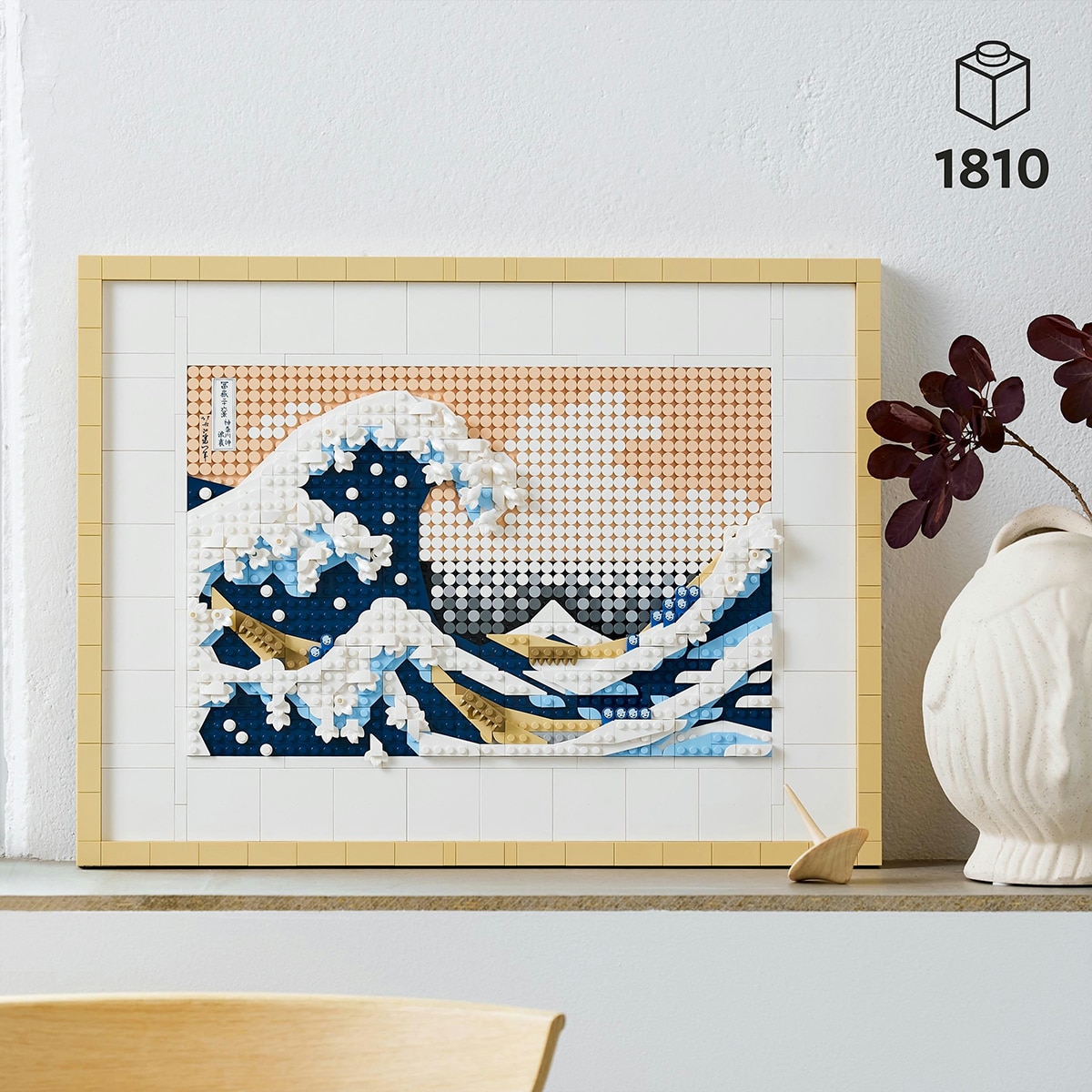 Manualidades de Construcción Cuadro de Hokusai: La Gran Ola Decoración para Casa LEGO Art - 31208 5