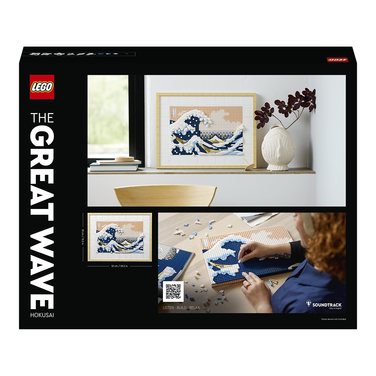 Manualidades de Construcción Cuadro de Hokusai: La Gran Ola Decoración para Casa LEGO Art - 31208 10