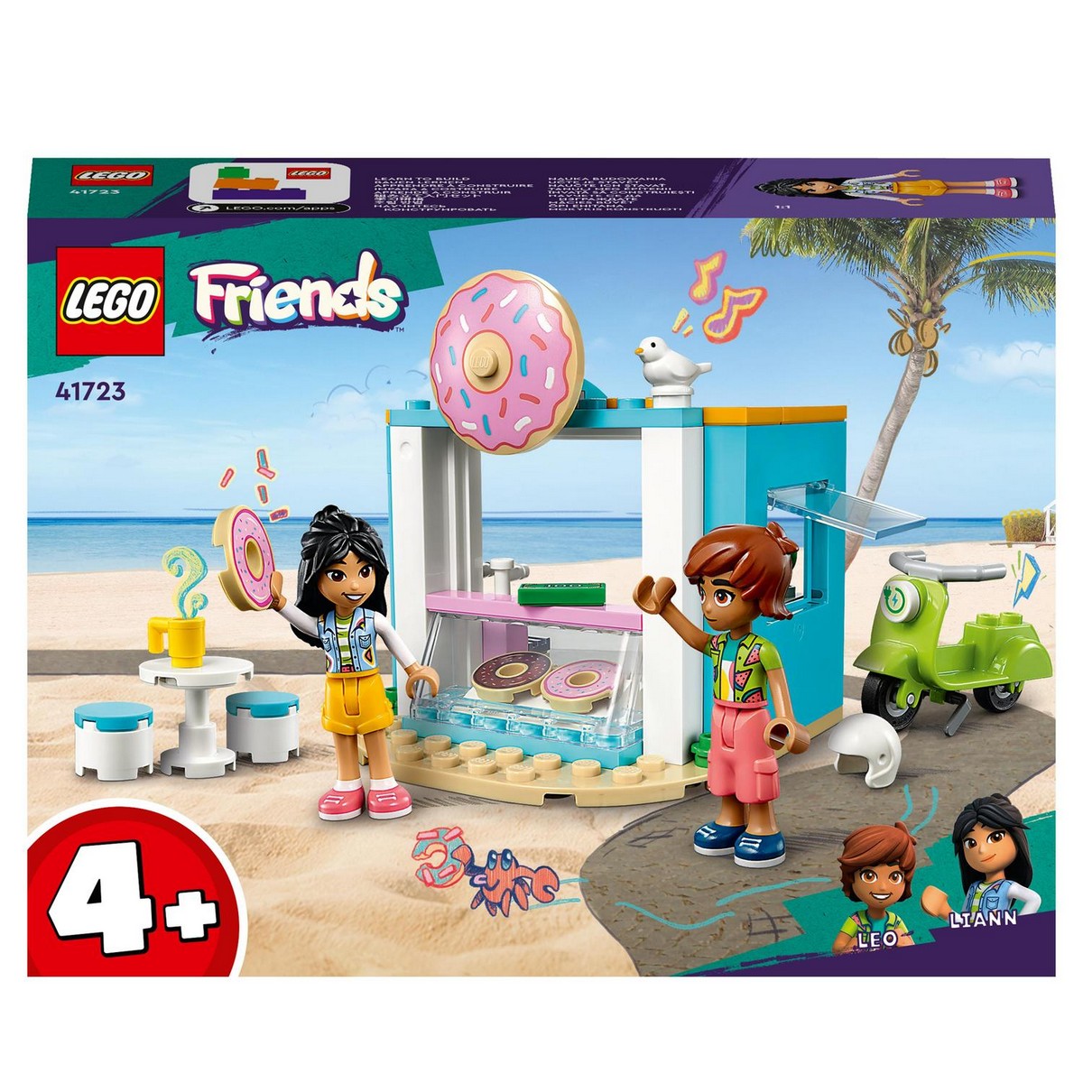 Juguete de Construcción Cafetería Tienda de Dónuts de LEGO Friends - 41723 1