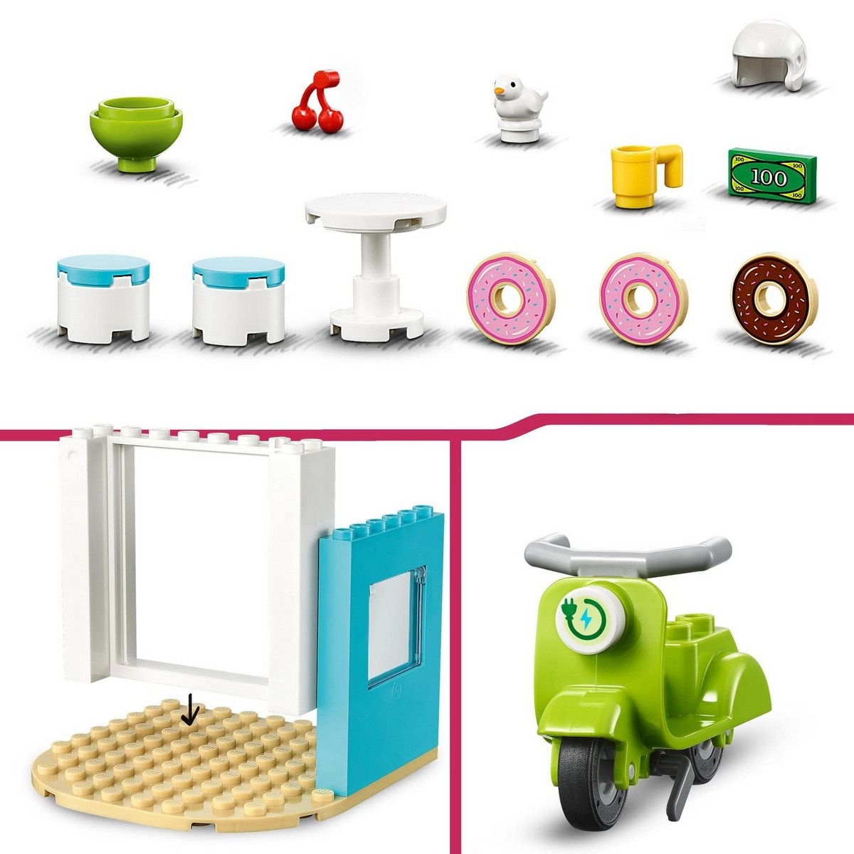 Juguete de Construcción Cafetería Tienda de Dónuts de LEGO Friends - 41723 5